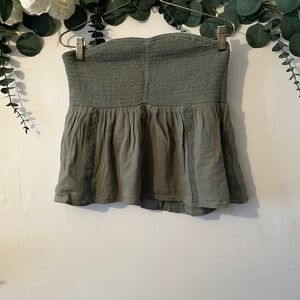 American Eagle Outfitters Olive Green Crop Top